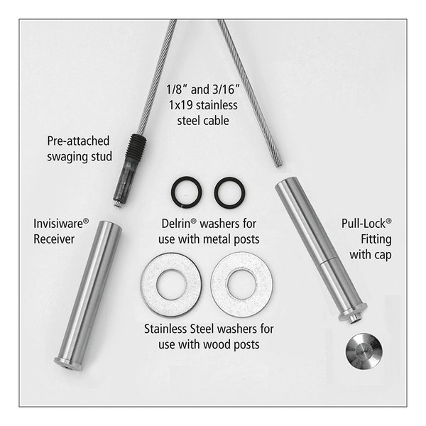 Railfx Cable Rail 224 Pro Kit 5 ft RFX22405